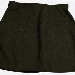 Zara Trafaluc Fall/Winter Skirt Army Green NWOT